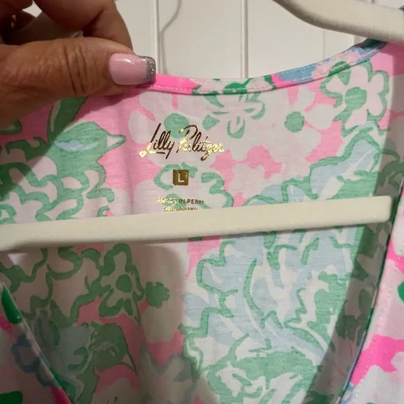 Lilly Pulitzer Pastel Floral Dress - Picture 3 of 6